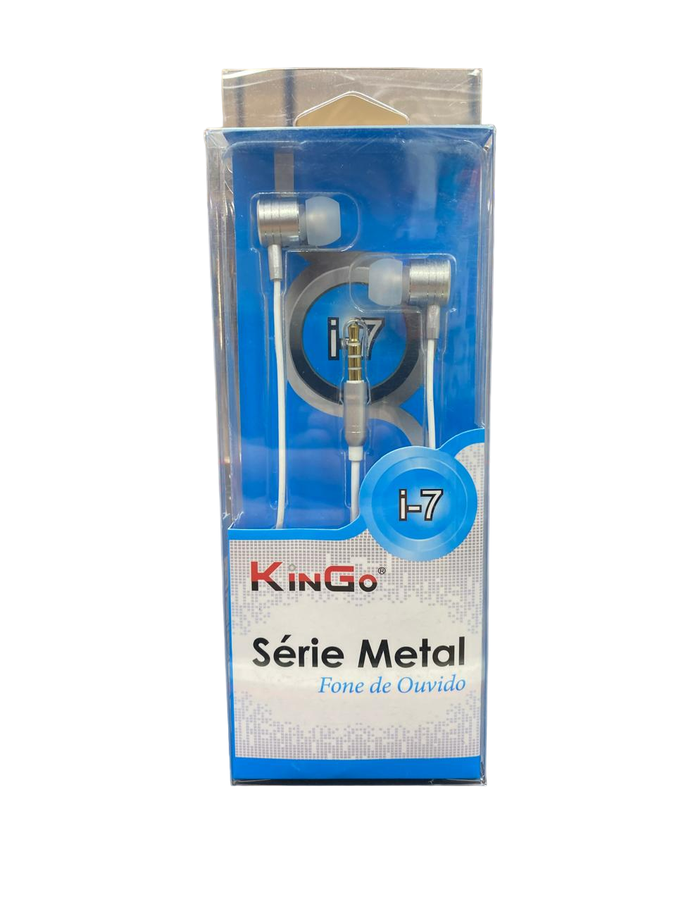 Fone de Ouvido p2 i-7 serie metal Kingo